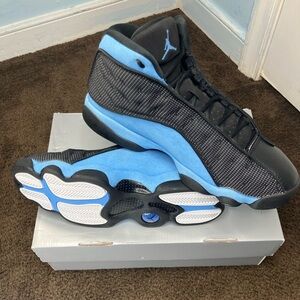 Kids Black and Blue Sneakers